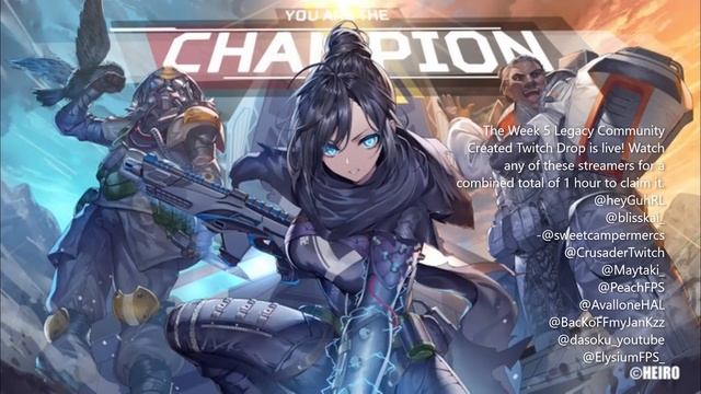 Apex Legends Twitch Drops Week 5 is Here! Who to Watch for THIS Free Loadscreen смотреть онлайн