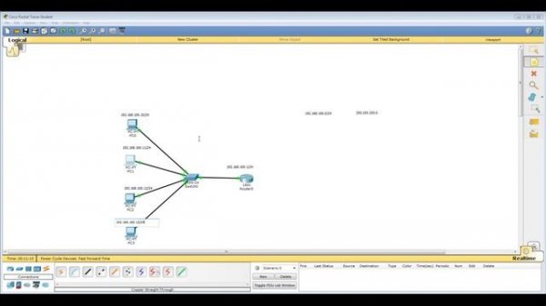 Урок 2 Cisco Packet Tracer. Объединяем компьютеры в сеть при помощи коммутатора