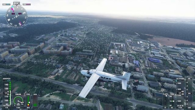 Microsoft Flight Simulator 2020 - Беларусь - Раубичи, Боровляны, Червень смотреть онлайн
