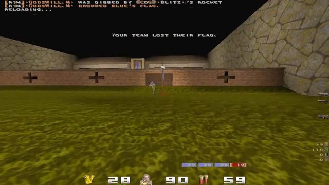Quake Team Fortress (QWTF) - r3m vs. CdG V, pt. 1 смотреть онлайн