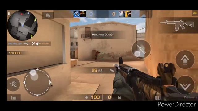 Суперская игра в Standoff 2 [1 часть] 2 про VS 2 нуба. смотреть онлайн