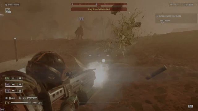 Helldivers 2: When You Hate Bugs a Lot pc gameplay смотреть онлайн