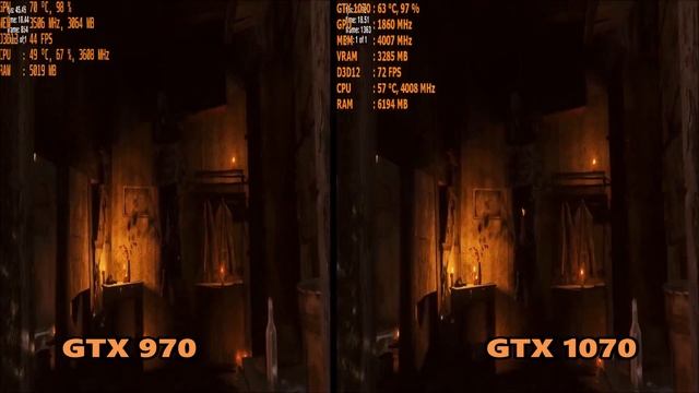 METRO EXODUS GTX 970 vs GTX 1070 смотреть онлайн