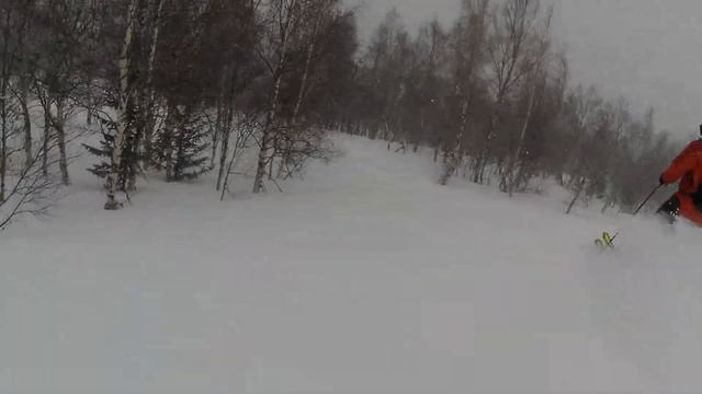 4K Фрирайд в Приисковом со Snowlab в метель и буран смотреть онлайн