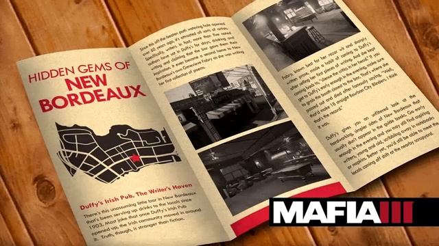 Mafia III: New Bordeaux Brochure | Duffy's Irish Pub смотреть онлайн