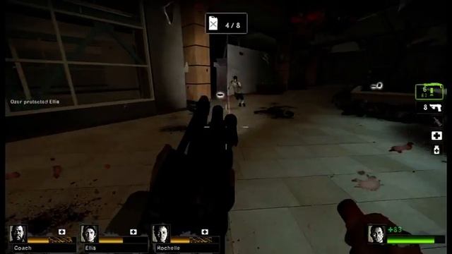 Left 4 dead 2 Dead center Expert single player PC Level 4 Atrium смотреть онлайн