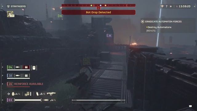 HELLDIVERS 2 Killed by a destroyed tank смотреть онлайн