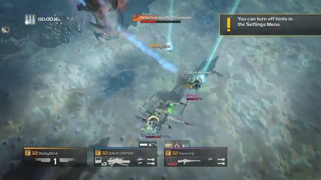 Helldivers Bug Boss on further inspection I get final kill with the rail gun смотреть онлайн