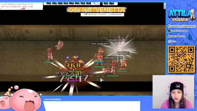 LANJUT Leveling sambil Dengerin MuSIK . Ragnarok ATTILA смотреть онлайн