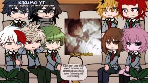 MHA CLASS 1-A react to DAZAI OSAMU & NAKAHARA CHUUYA as STUDENTS | PART 1 | MHA react to BSD