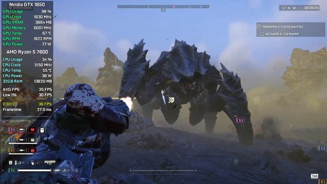 Helldivers 2 - GTX 1650