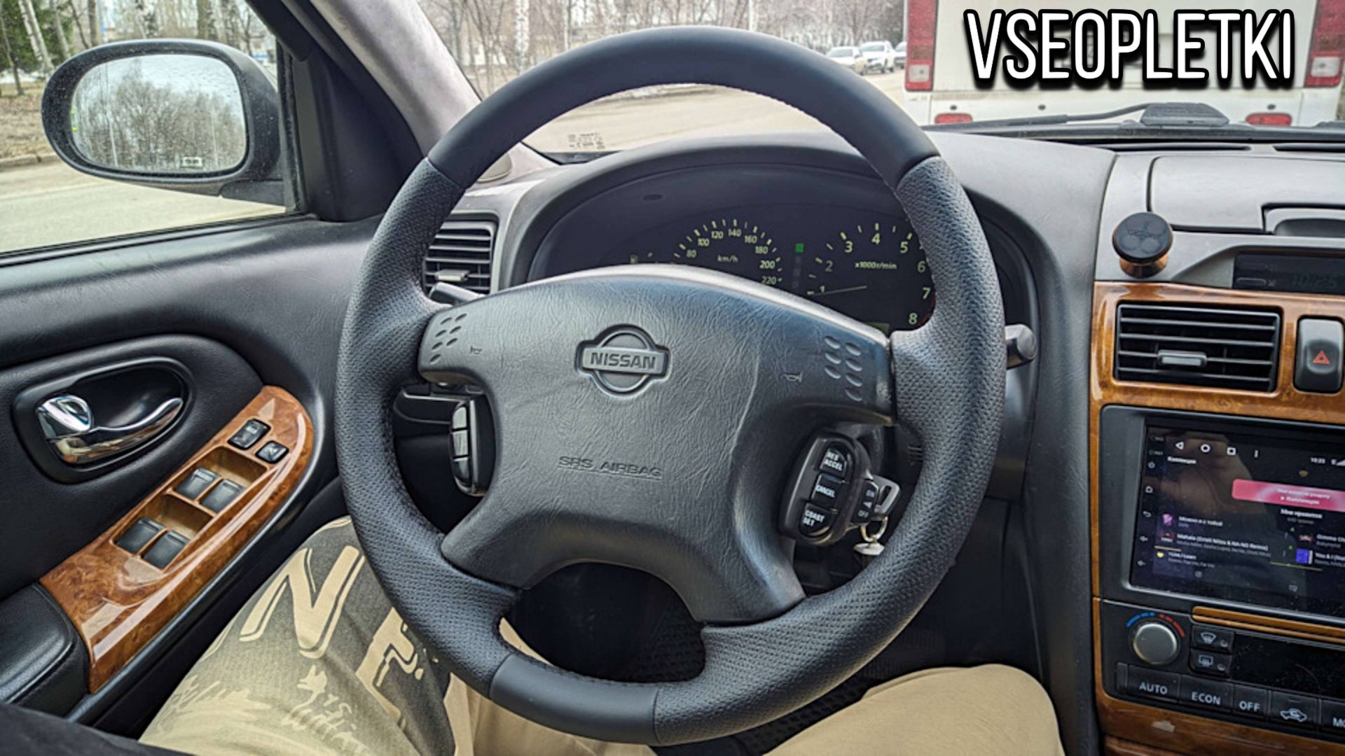 ПЕРЕТЯЖКА РУЛЯ NISSAN MAXIMA A33. смотреть онлайн