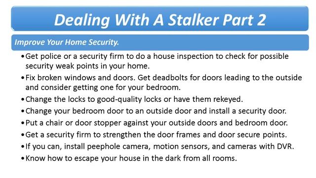 8 Ways To Deal With A Stalker смотреть онлайн