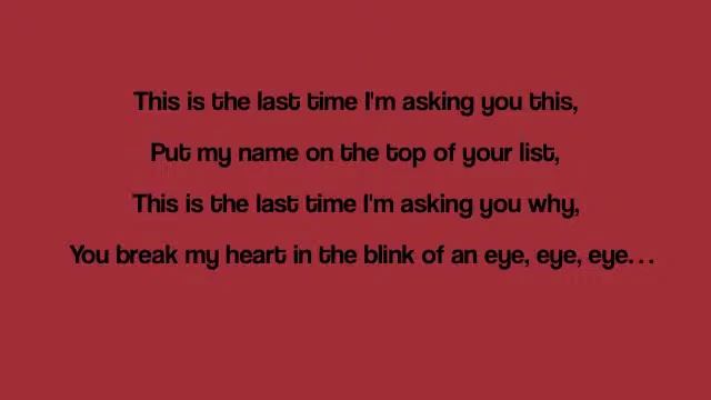 The Last Time-Taylor Swift ft. Gary Lightbody смотреть онлайн