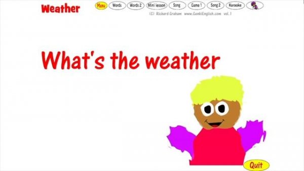 Lesson 10. Weather. // Погода.