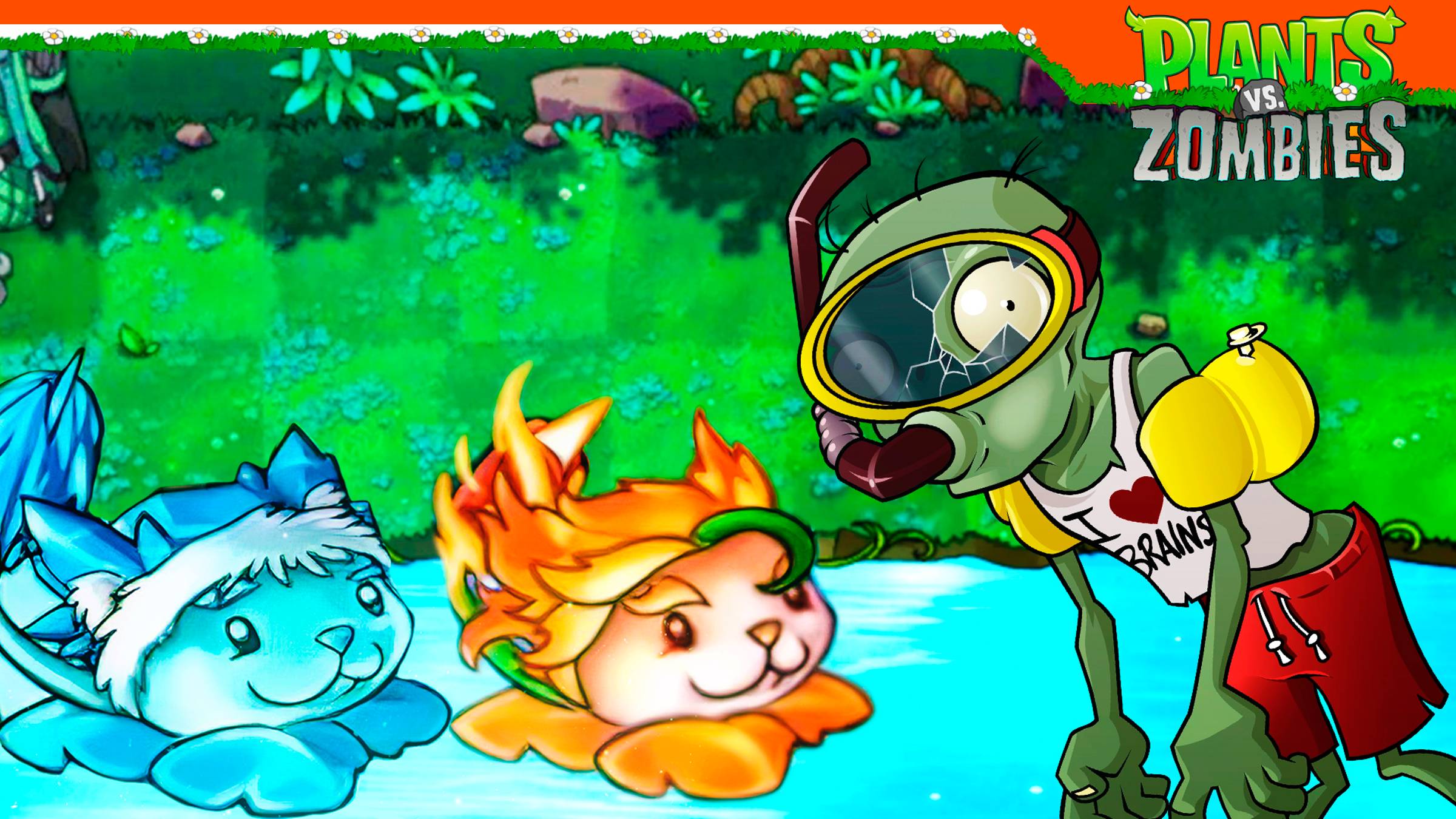 🌻 НОВОЕ РАСТЕНИЕ КОТ КАМЫШ ЛЕДЯНОЙ И ОГНЕННЫЙ ФЬЮЖН 😈 Plants Vs Zombies Fusion Растения против зом