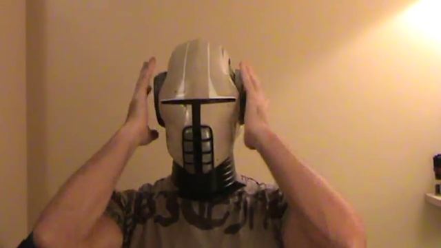 Putting on the Sith Stalker Costume Helmet - Based on The Force Unleashed Character смотреть онлайн