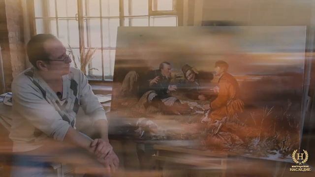 Копия картины Василия Перова «Охотники на привале» смотреть онлайн