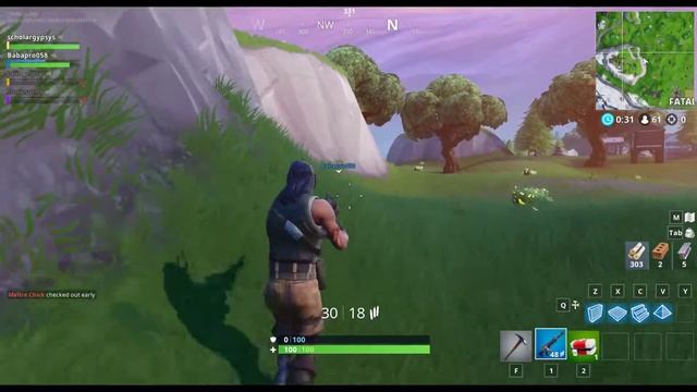 Fortnite first time playing (i have no clue what i am doing lol) смотреть онлайн