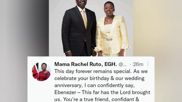 MAMA RACHEL RUTO MESSAGE TO DP WILLIAM RUTO ON HIS BIRTHDAY смотреть онлайн