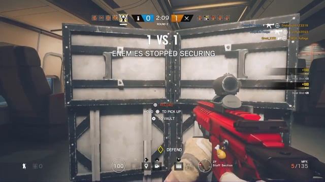 Rainbow Six Siege - 1v4 Shield rush смотреть онлайн