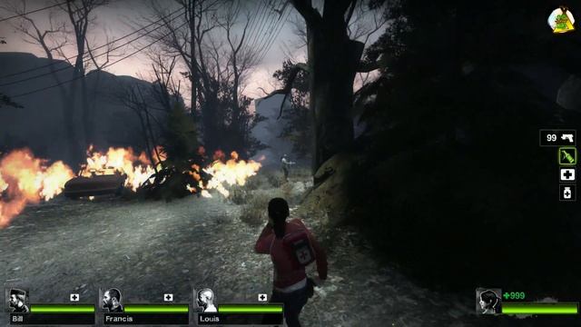 Left 4 Dead 2 2009 4K. Bill, Francis, Louis and Zoey. Expert. Blood Harvest. The Woods. Range A смотреть онлайн