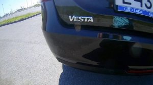 Моя Лада Веста ( Lada Vesta ) чёрная жемчужина