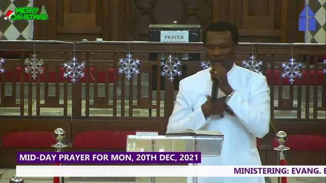 MID-DAY PRAYER FOR MONDAY, 20TH DECEMBER, 2021. смотреть онлайн