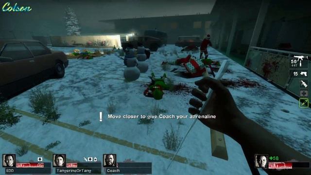 Santa Tank Comes Bearing Gifts - Left 4 Dead 2 (Dark Carnival) - PART 1 смотреть онлайн