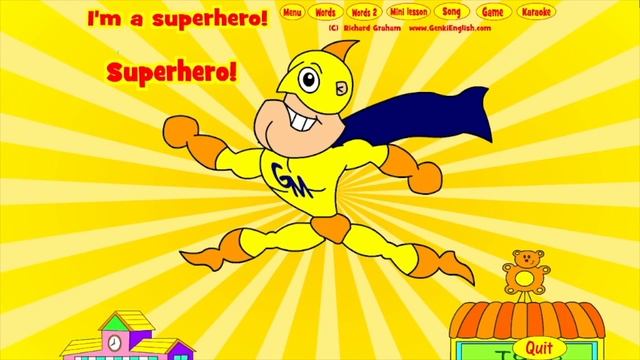 Lesson 5.  I'm A Superhero // Я супергерой.