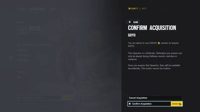 Achat de goyo rainbow six siege. J ai tous les défenseurs !! смотреть онлайн