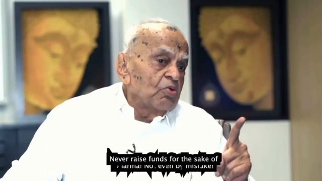 Strict warning to the trustees of Vipassana centres by the Guruji on the collection of money.... смотреть онлайн