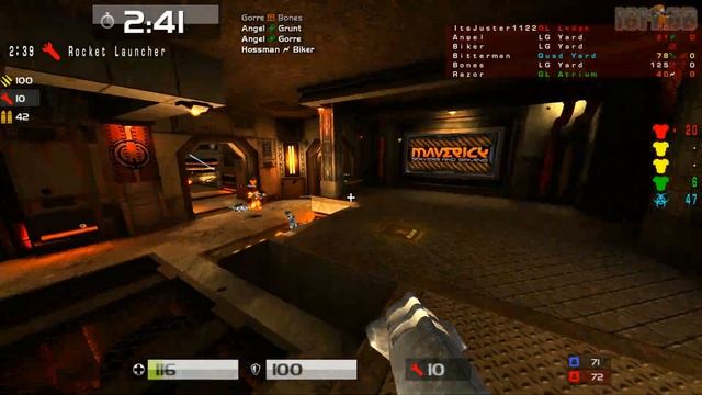 Quake Live: - TDM 21 bots смотреть онлайн