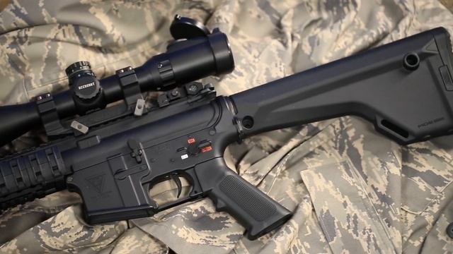 Airsoft GI - Stalker 18" DMR Designated Marksman RIfle vs. VFC SCAR-H MK17 SSR Sniper Security Rifl смотреть онлайн