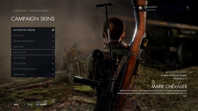 Sniper Elite 5 All Campaign Skins | Sniper Elite 5 Campaign Skins Showcase 4K 60FPS Xbox Series S смотреть онлайн