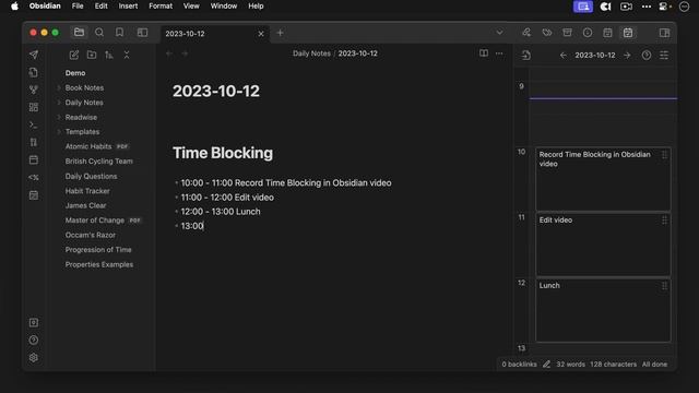 How to Time Block in Obsidian with Day Planner смотреть онлайн