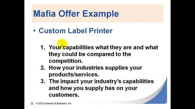 Building Mafia Offer For SMBs With Mafia Marketing