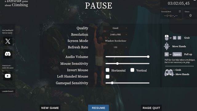2 ЭТАП A Difficult Game About Climbing смотреть онлайн