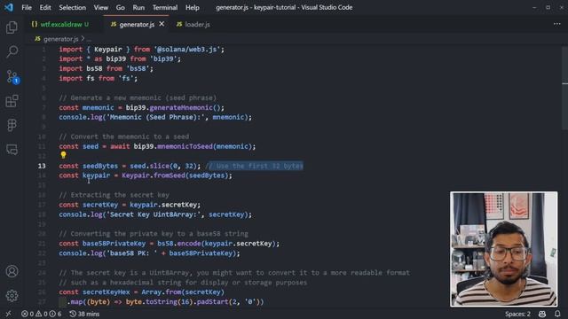 How to create and load Solana private keys with Javascript (Solana tutorial) смотреть онлайн