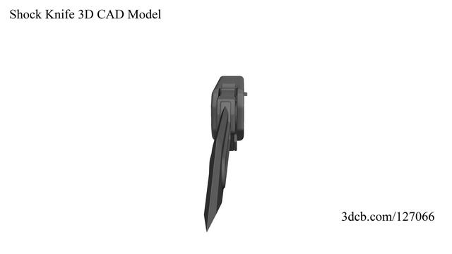 Shock Knife CAD 3D Model смотреть онлайн