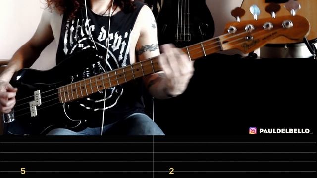 Judas Priest - Another thing coming / bass cover / playalong with TAB смотреть онлайн