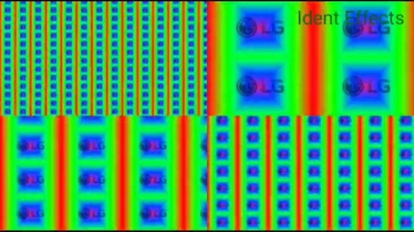 LG Bubble Rainbow Logo Ident Effects