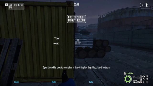 Payday 2 Shadow Raid Standard speedrun 1:45 смотреть онлайн
