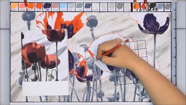 Neon Prismacolor Colored Pencils How To Draw Poppies смотреть онлайн