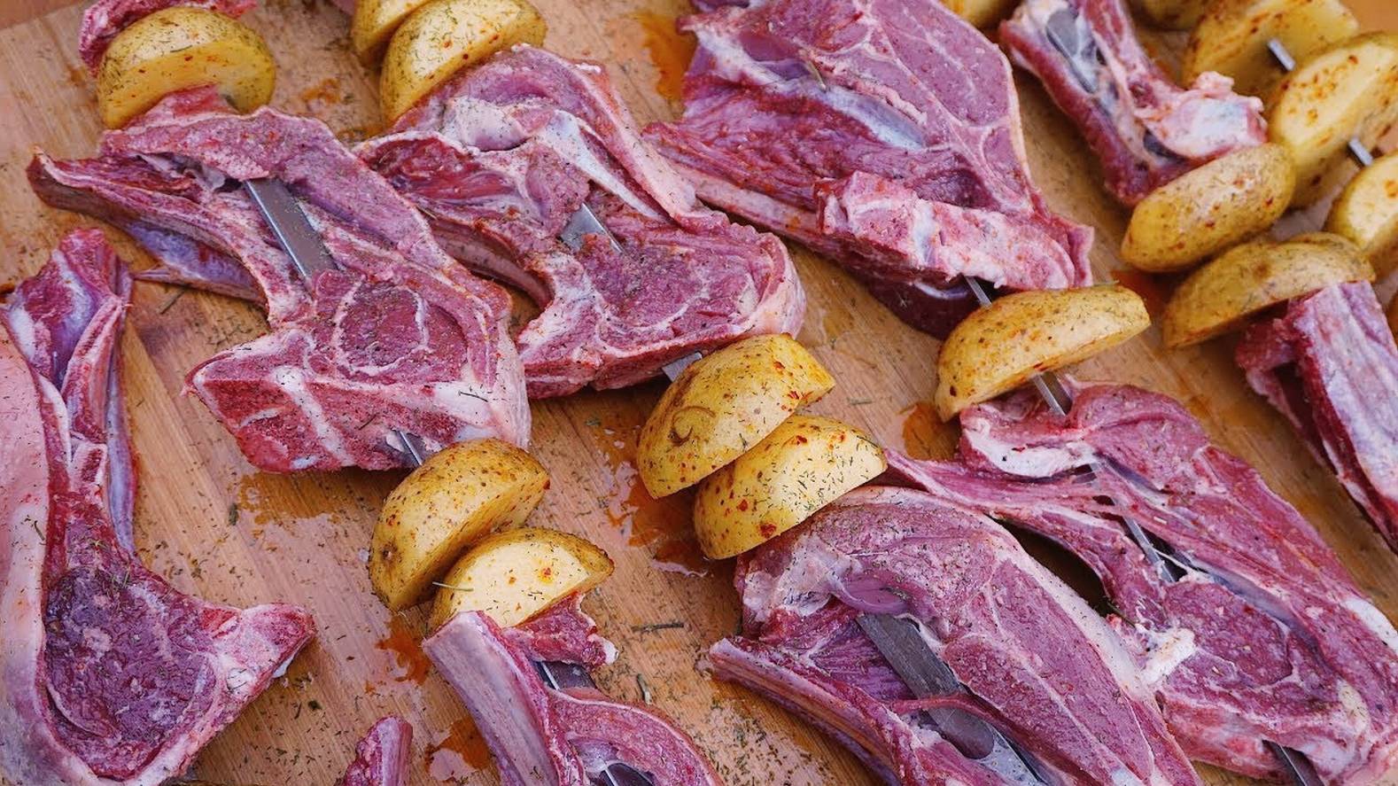 Шашлык из баранины по-армянски. Рецепт шашлыка от Жоржа смотреть онлайн