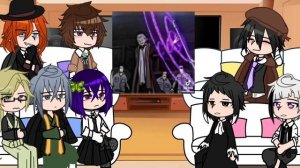 Armed Detective Agency + Chuuya & Akutagawa react to Dazai Osamu || 1/? || BSD || kyoviie