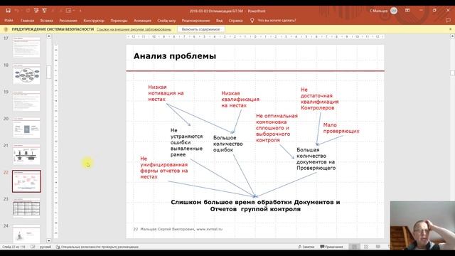 Тренинг: Управление орг. изменениями. Оптимизация Бизнес-процессов (часть 30) - Мальцев Сергей смотреть онлайн