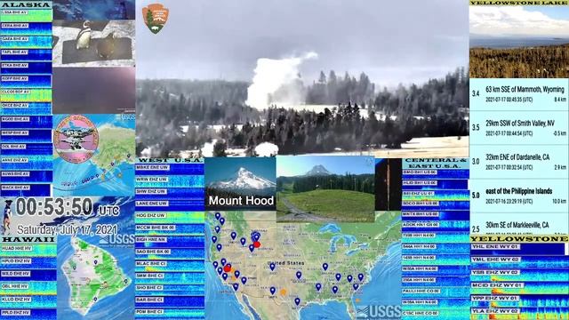 3.4 Earthquake 0 km of Yellowstone Lake, Wyoming 2021-07-17 00:45:35 (UTC) 8.4 km смотреть онлайн