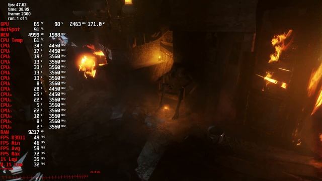 Metro Exodus 2k,1440p benchmark r7 5800X3D,RX 6700 XT dx11 PhysX смотреть онлайн
