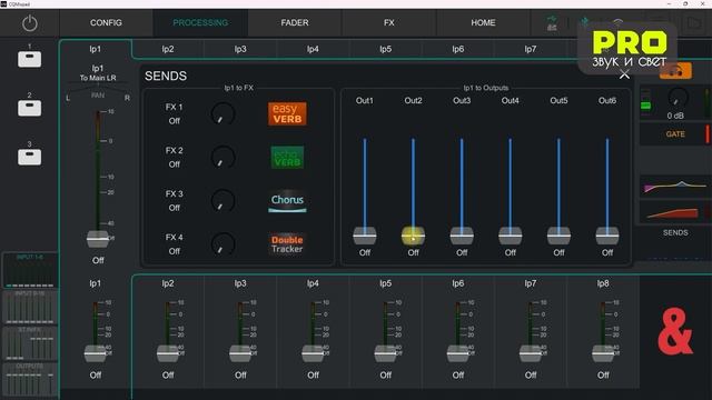 Allen&Heath CQ обзор новых, ультракомпактных микшерных пультов - CQ-20B